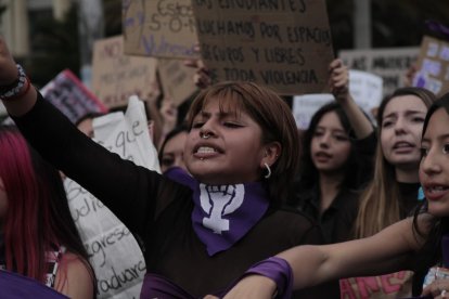 En Quito también hubo marcha por el 8M.