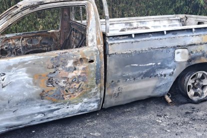 El carro de la víctima también fue incinerado