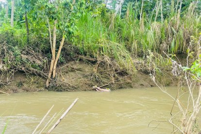 El cuerpo fue llevado hasta la morgue del cantón Milagro, en Babahoyo
