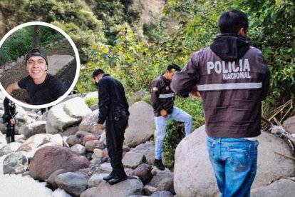 El cuerpo de Hernán Mendoza fue hallado en el río Guayllabamba, después de 32 días de su desaparición.