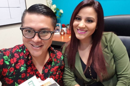 Mayra Salazar y Mauricio Altamirano.