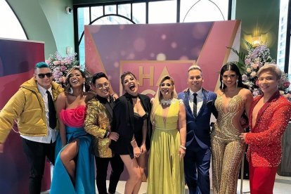 Kavin Amaguaña al inicio de la nueva temporada de Los Hackers, cuando todo era felicidad.