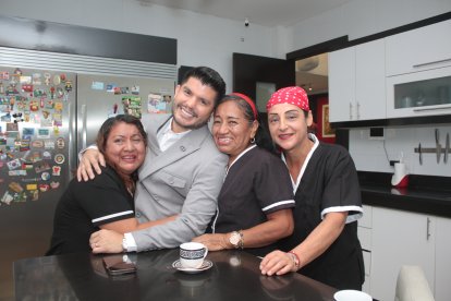 De izquierda a derecha: Paulina, Mauricio, Martina y Carmen.