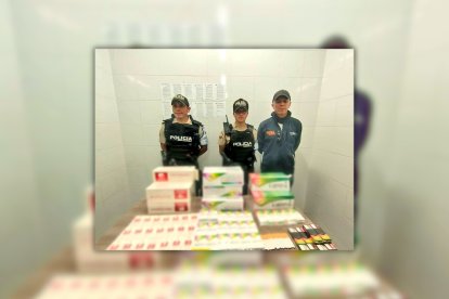 La Policía Nacional del Ecuador mostró esta evidencia a través de su cuenta de X.