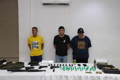 Presuntos terroristas fueron detenidos en los allanamientos.
