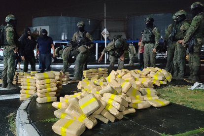 Fuerzas del orden dieron duro golpe al microtráfico en Esmeraldas.