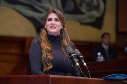 Cristiana Reyes es presidenta del Parlamento Andino.