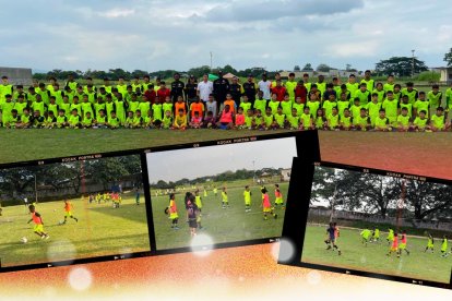 La Academia de Barcelona de Chongón, tiene las categorías de los 6 a 17 años.