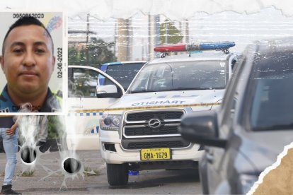El agente de tránsito Byron Sisalima Briones fue asesinado la tarde del martes.