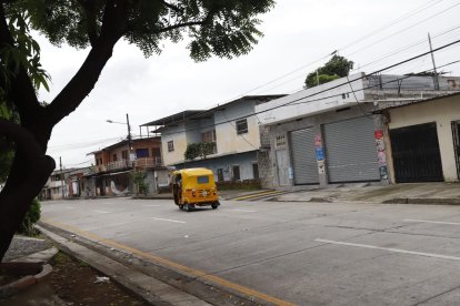 En este sector de la Juan Montalvo se registró un secuestro.
