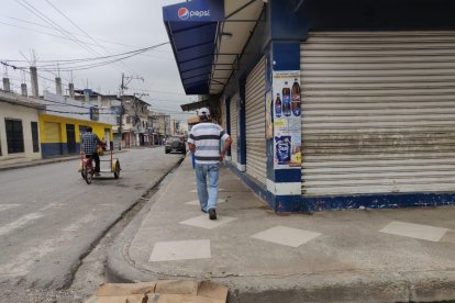 Un comerciante recibió un balazo, en Durán.