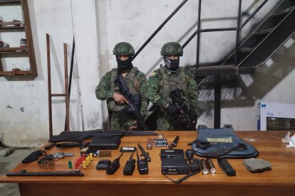 Las fuerzas del orden realizaron operativo en La Maná.