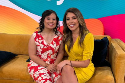 La ecuatoriana estuvo en el programa Hoy Día de Telemundo.