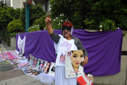 El último plantón se realizó frente a la Fiscalía General del Estado.