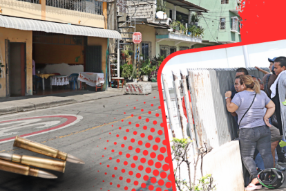 Familiares llegaron a la morgue para acompañar  y brindarle apoyo a la madre del adolescente (adentro) muerto. Estaba desconsolada.