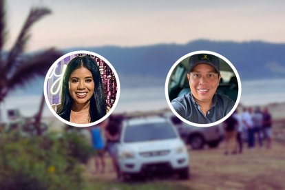 Melany Brigitte García Farías se movilizaba junto a Jairo Loor Meza.