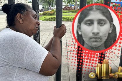 Tania Calderón fue hallada en el canal de la Muerte. Su madre está desconsolada.