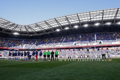Ecuador se midió con Italia en Nueva Jersey.