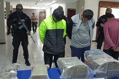 Una red de narcotráfico fue desarticulada en Loja.