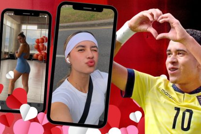 Gabriela Guzmán y la foto del besito y las palabras para Kendry.