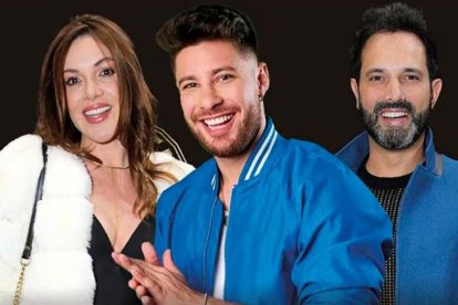 El trío amoroso del momento en Colombia, Nathaly Umaña, Miguel Melfi y Alejandro Estrada