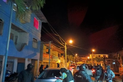 Uniformados se acercaron hasta el lugar del hecho