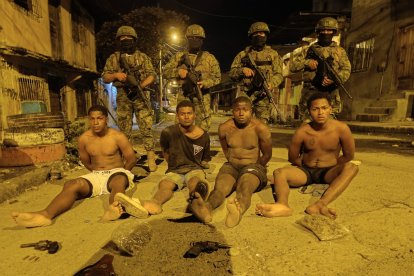 Los detenidos fueron presentados ante las autoridades