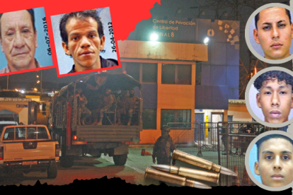 Los fallecidos y heridos de los disturbios registrados en la cárcel de Guayaquil.