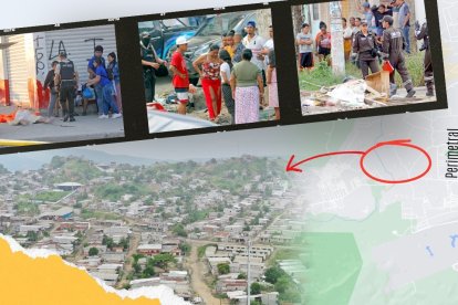 Esta zona de Guayaquil está asentada sobre lomas  y montañas. Sus calles son de tierra.