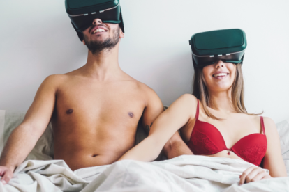 Las gafas muestran contenido sexual mientras te dan placer.