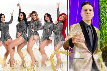 Álex Vizuete cantó con la agrupación de tecnocumbia Tierra Canela.