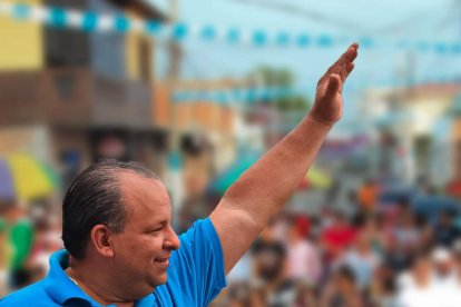 El burgomaestre de Tosagua, Romel Cedeño