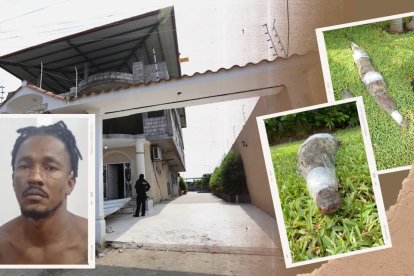 En este inmueble fue detenido la madrugada de ayer alias Comandante Carlitos.