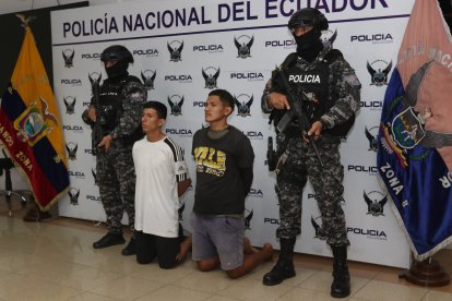 Sujetos extorsionaban en Guayaquil.