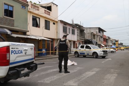 La víctima quedó tirada en la calzada.