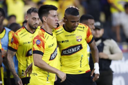 Gaibor y Arroyo, protagonistas del triunfo de Barcelona ante Cuenca.