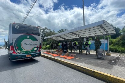 El conductor del bus fue detenido.