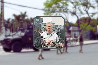Jorge Glas fue trasladado de urgencia al Hospital Militar, en Guayaquil, al mediodía del lunes 8 de abril de 2024.