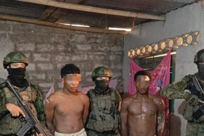 Dos personas fueron detenidas en un operativo.