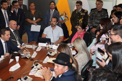 La primera en comparecer será la ministra de Gobierno, Mónica Palencia.