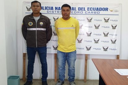 Édison Orlando Quiroz Quiroz, fue detenido e en el cantón Samborondón.