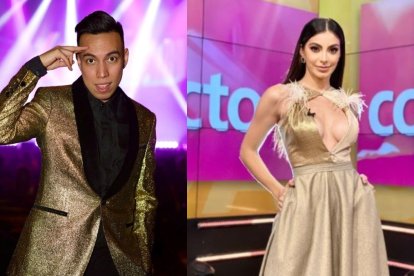 Áex Vizuete y Virginia Limongi.