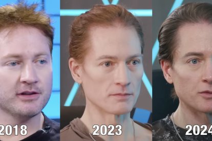 El hombre que quiere volver a tener 18 años.