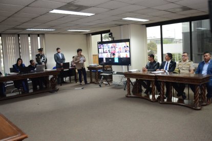 La audiencia terminó luego de las 15:00 de este 12 de abril, en la Corte Nacional de Justicia.