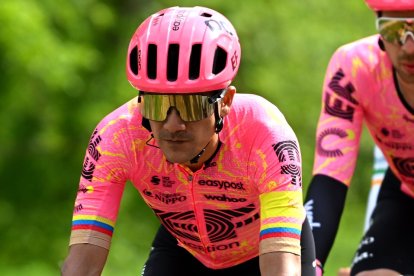 La Locomotora del Carchi volvió ayer luego de 35 días de estar alejado de las competencias por la caída en la última etapa del Tirreno Adriático.