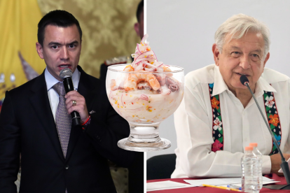 El mandatario habló sobre el conflicto de Ecuador con México.