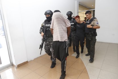 Los detenidos y las evidencias fueron presentadas en el Cuartel Modelo