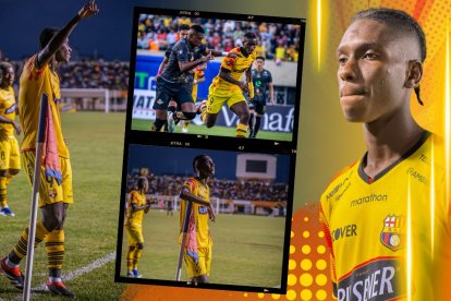 Allen Obando lleva participación en 4 partidos de LigaPro 2024 con Barcelona.