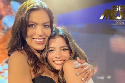 María Cristina Yépez volvió con su hija Luciana a las pantallas de TC, canal del que fue modelo en A todo Dar.