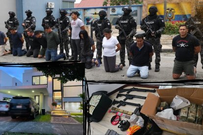 Uno de los los uniformados tiene el grado de cabo y reside en Mocolí.